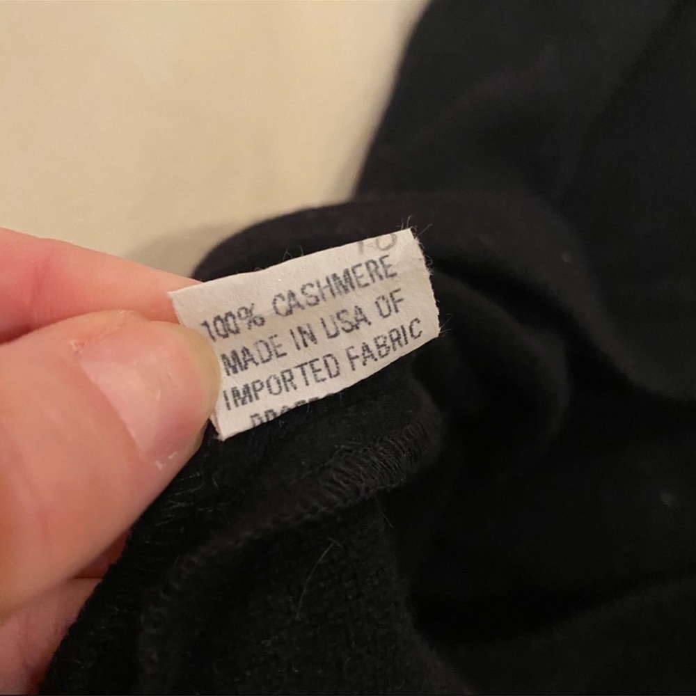 Cashmere Black Crystal-Embellished Top - Picture 2 of 5